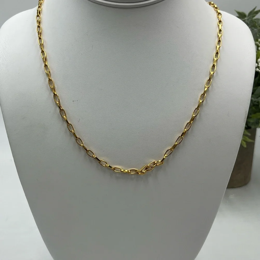 Tory Burch Gold Plated‎ Long layering Chain Necklace